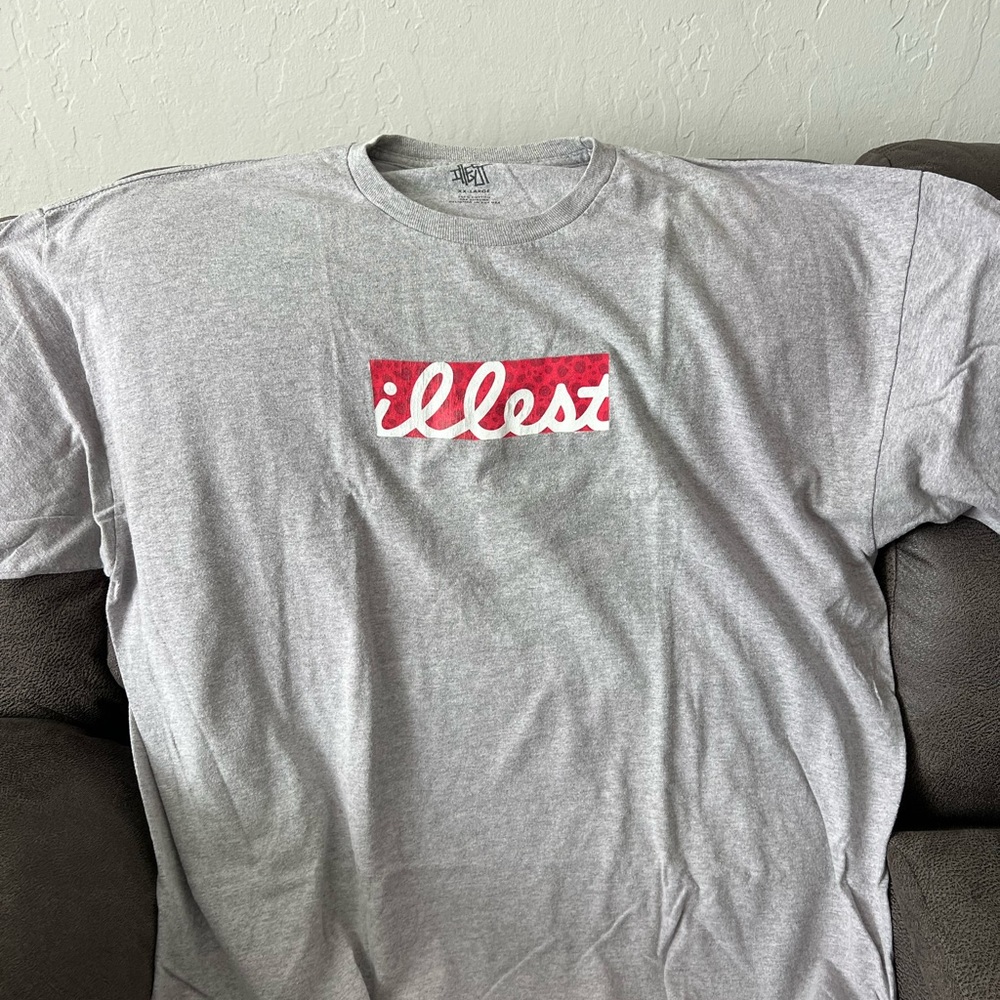 Illest Elephant Print Box Logo Tee